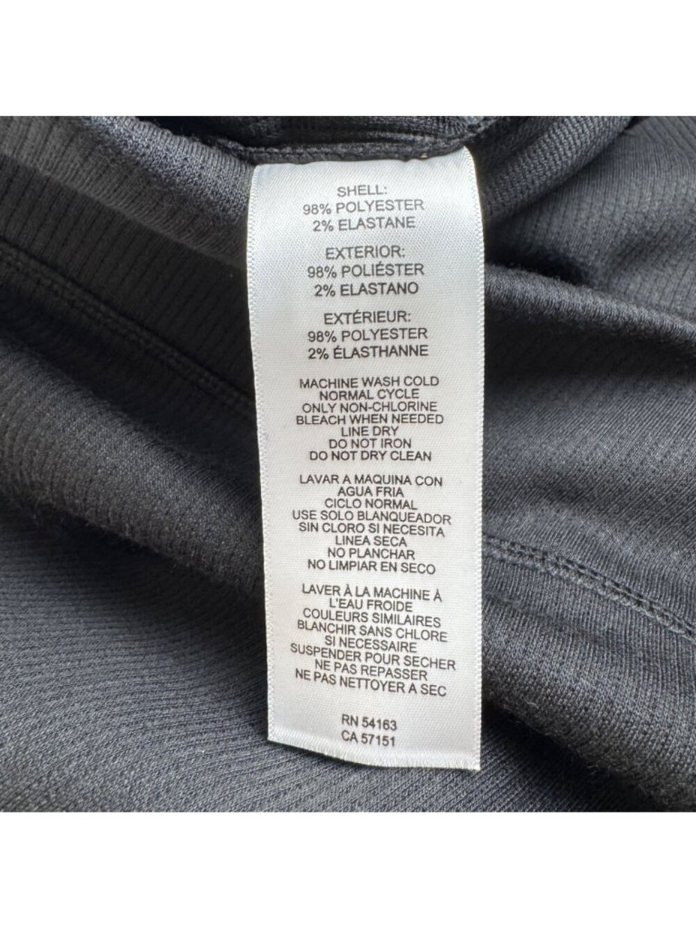 DKNY Sport Black Sweatshirt NEW Women's Large Ribbed Boxy Casual Athleisure Fun - Picture 8 of 8